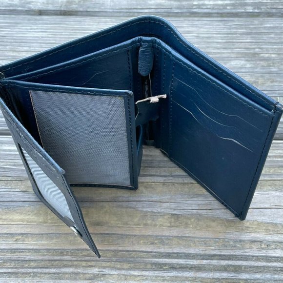 Handmade Wallet Handmade Men Card Holder Purse Genuine Leather Bi fold Wallet - Picture 2 of 12